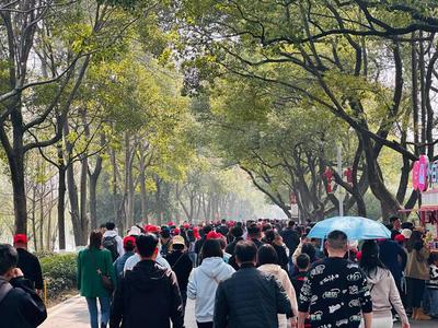 岳麓山、橘子洲景區(qū)大客流,景區(qū)倡導(dǎo)游客盡量"錯峰出游"